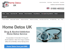 Tablet Screenshot of homedetox.co.uk